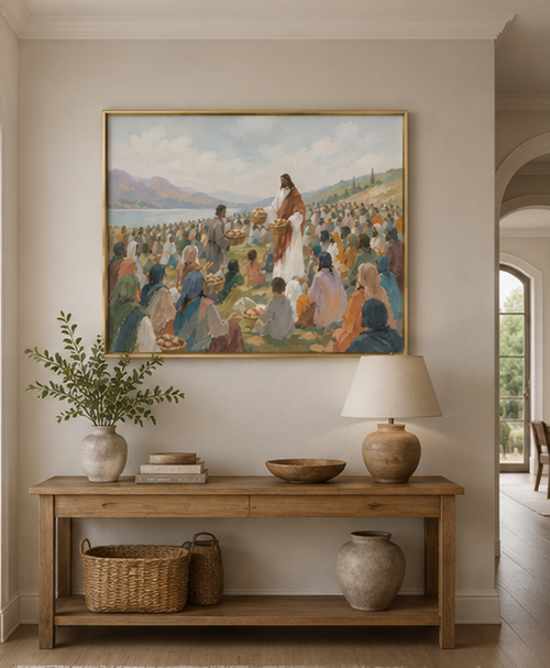 Jesus Feeding the 500